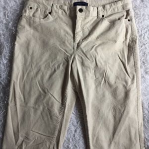 Cute white corduroy pants